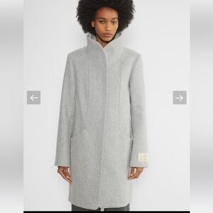 Women's Gray Wool Coat